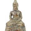 17thc Thai Buddha - 8.5" Periwink Orange One Size