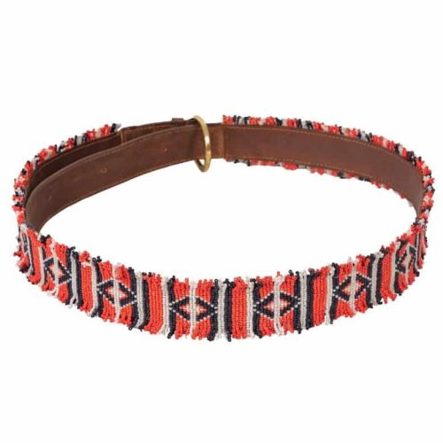 Fringe Benefits Masai Beaded Belt Imari