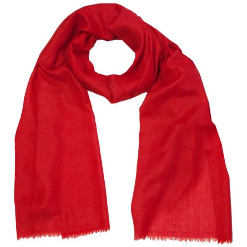 100% Cashmere Pashmina Scarf/Shawl - Classic Crimsom One Size