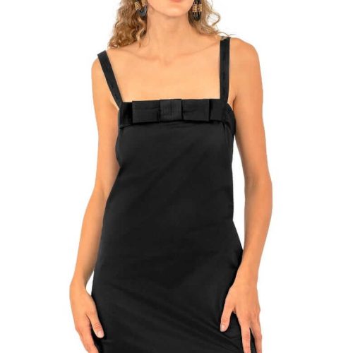 Cotton Day Into Night Dress Black