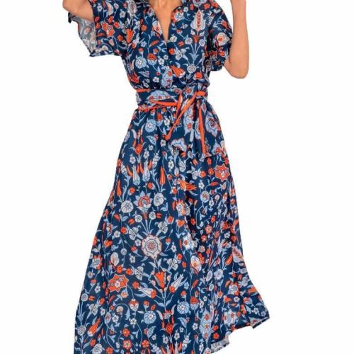 Panache Maxi Dress - Topkapi Navy