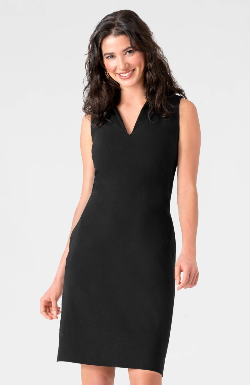 The Countess Dress - Solid Black