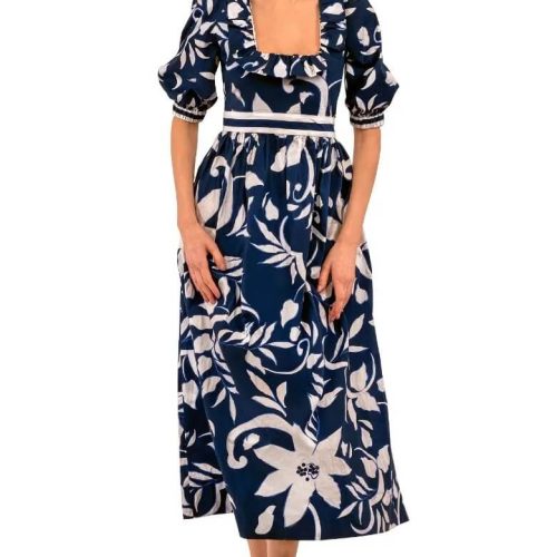 Daphne Dress - Full Bloom Navy