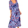 Daphne Dress - Full Bloom Periwinkle