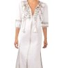 Cleopatra Maxi Dress La Di Da White Silver