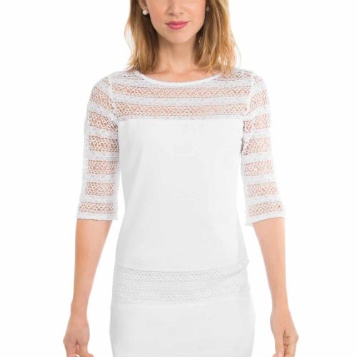 Cotton Lace Dress - The Illusion - Final Sale Creme