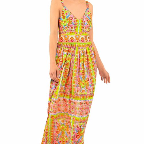 Fiesta Time Midi/Maxi - Watteau Pink Lime