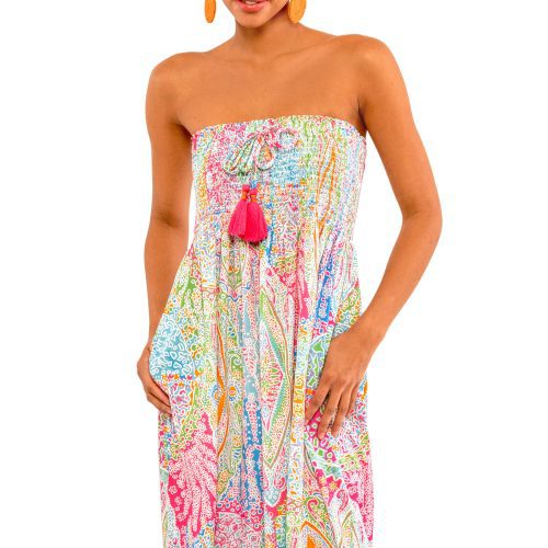 Haight Ashbury Dress - Grand Bazaar Brigths One Size