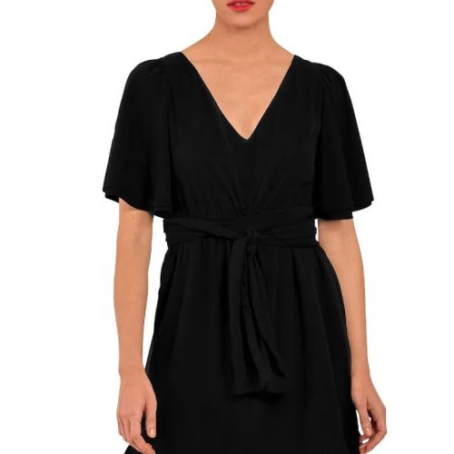 Solid Melody Dress Black