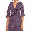 Posh Foulard Dress - Final Sale Navy Multi