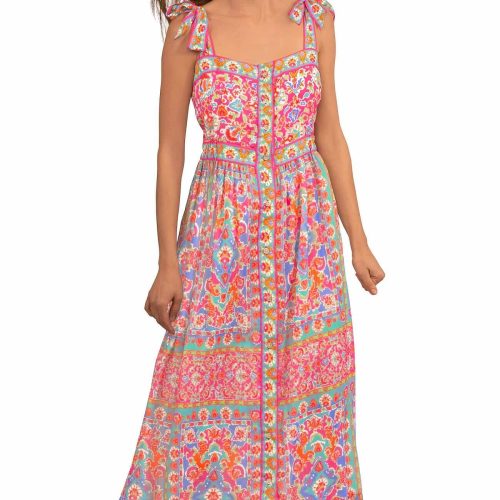 Fun In The Sun Dress - Watteau Turquoise