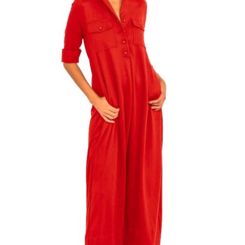 Alli Maxi Dress - Uptown Girl Crimson