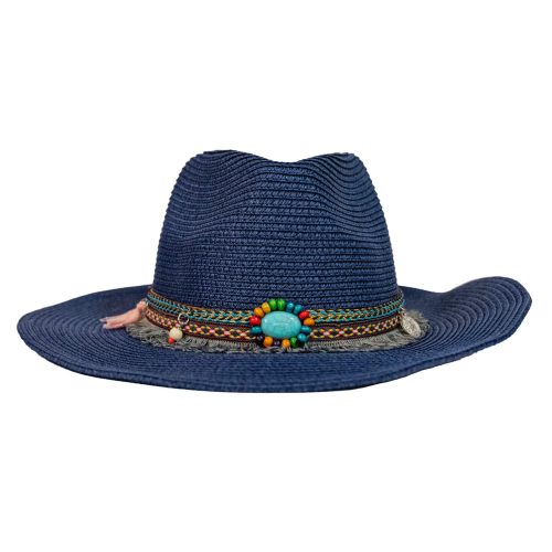 Mermaid Cowboy Hat - Band Navy One Size