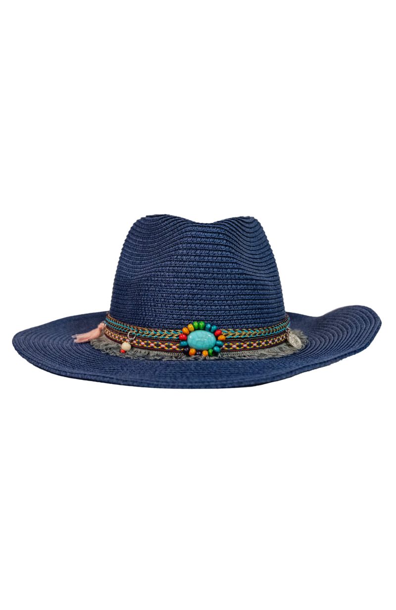 Mermaid Cowboy Hat - Band Navy One Size