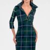 JDEVMT Everywhere Dress - Melville Tartan - Green Multi - Image 1