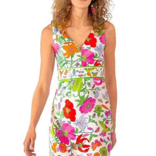 Jersey Harlot Dress - Birds And The Bees - Final Sale Brights