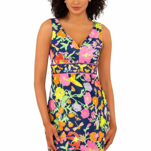 Jersey Harlot Dress - Birds And The Bees - Final Sale Navy Brights