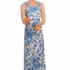 Jersey Isosceles Maxi Dress - Birds & The Bees - Final Sale Blues