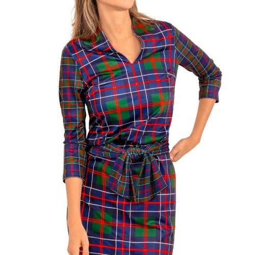 So Sexy Dress - Balmoral Plaid Multi