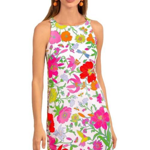 Jersey Slick Dress - Birds & The Bees Brights