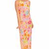 Jersey Slick Maxi Dress - Birds & The Bees Pale Pink