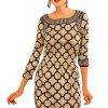 The Cinch Dress - Dip & Dot Khaki