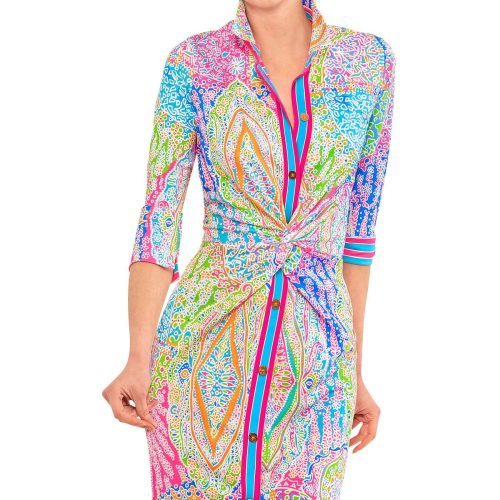 Twist & Shout Dress - Grand Bazaar (Pre-Order) Brights