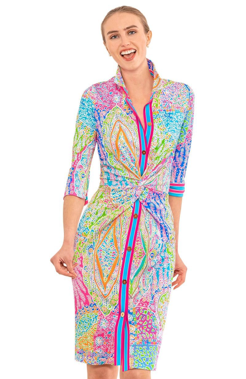 Twist & Shout Dress - Grand Bazaar (Pre-Order) Brights