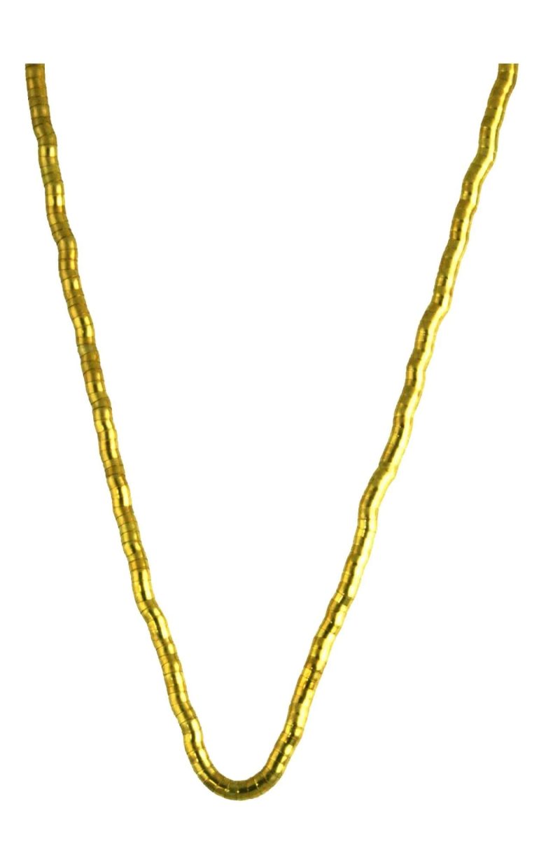 "The Masquerade" Long Necklace Gold