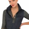 Everywhere Top - Diamond Dot - Foulardio - Final Sale Navy