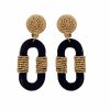 Stonehenge Earrings Black One Size