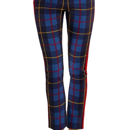 GripeLess Pull On Pant - Plaidly Cooper - Final Sale Bluemulti Plaid