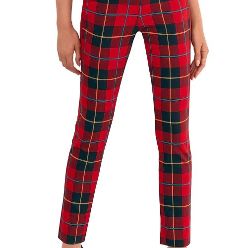 GripeLess Pull On Pant - Plaidly Cooper - Final Sale Redmulti Plaid