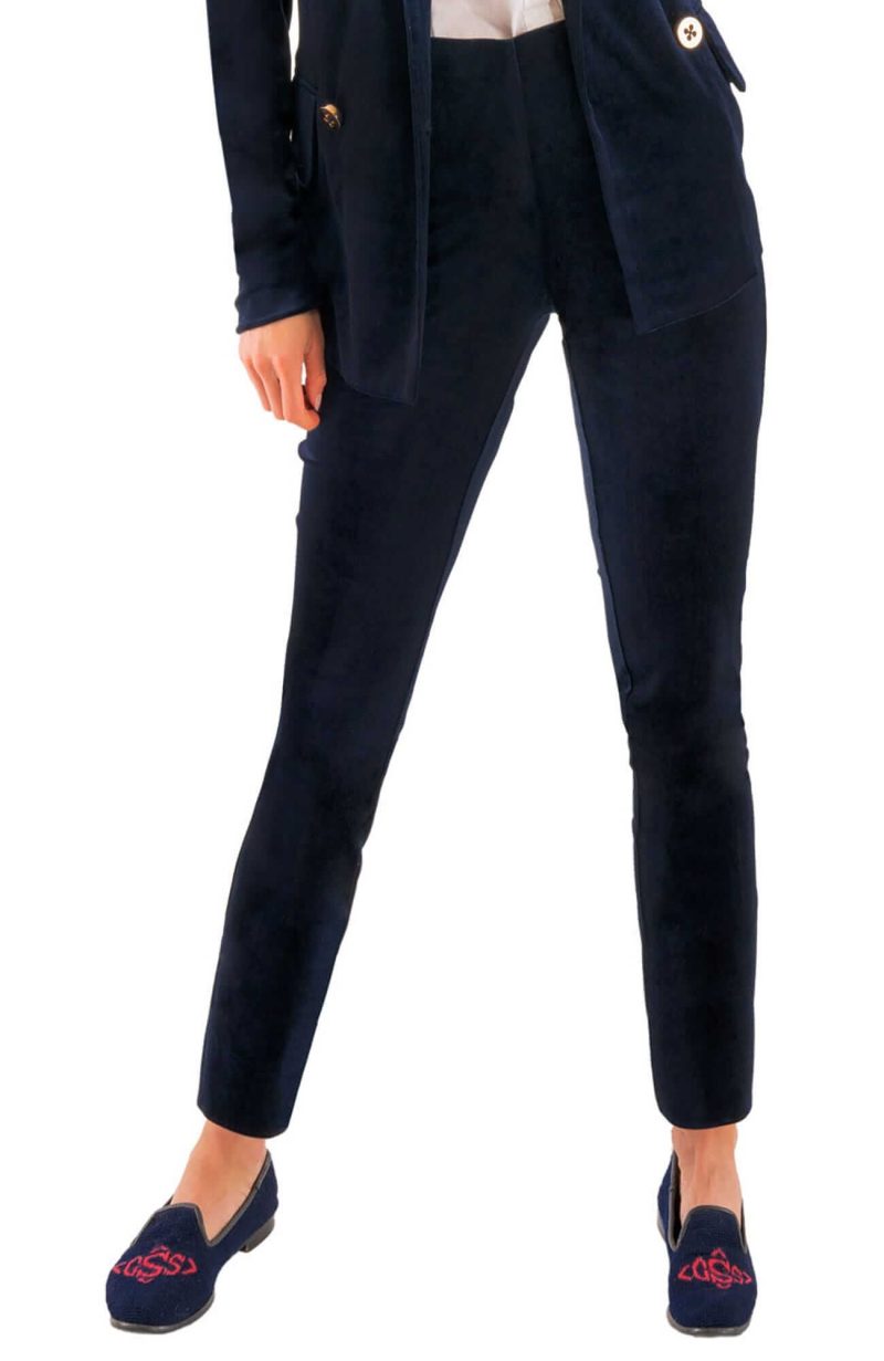 GripeLess Pull on Pant - Silky Velvet Navy