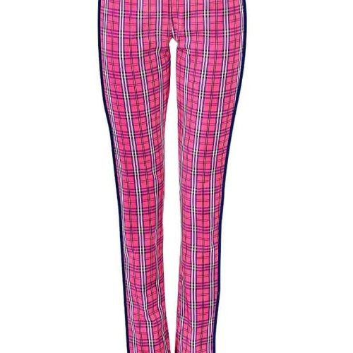 GripeLess Pull On Pant - Sunshine Plaid - Final Sale Pink