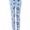 GripeLess Cotton Spandex Jeans - Kitt Ikat - Final Sale Blues