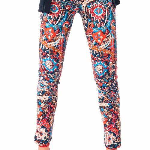 GripeLess Cotton Spandex Jeans - Magic Carpet - Final Sale Navy Multi