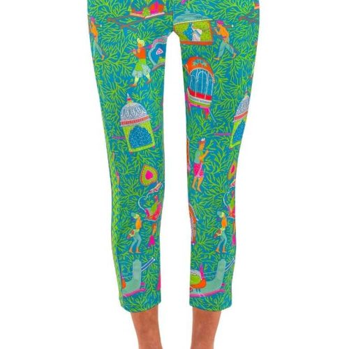 Leggings - Palanquin Party Turquoise