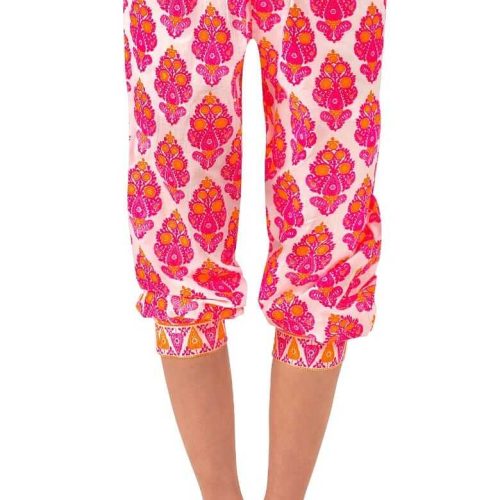 Cotton Genie Pant - East India - Final Sale Pink Orange