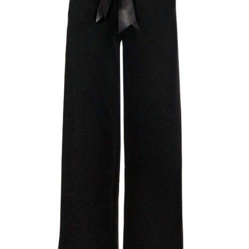 Palazzo Pant - Luxe Velvet Black