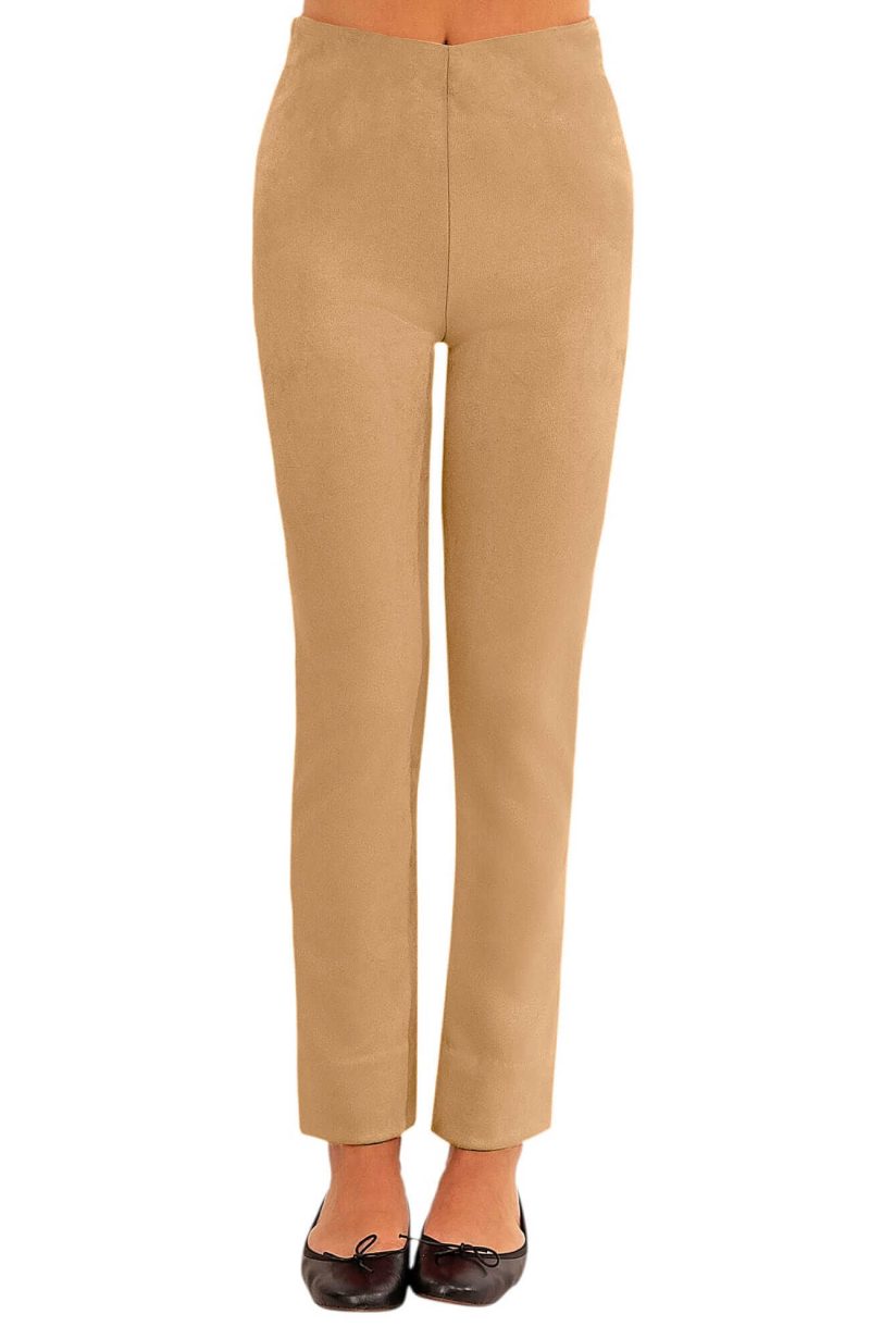 Ultra Suede GripeLess Pull on Pant Khaki