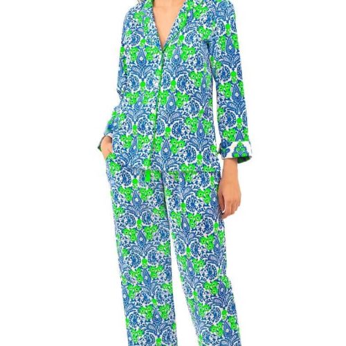 PJ Set - East India Blue Kelly