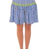 Stefania Skirt - Sunshine Plaid - Final Sale Periwinkle