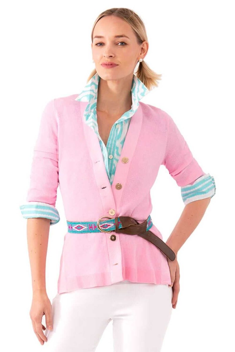 Grosgrain Heaven Cardigan Pale Pink