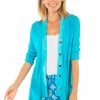 Grosgrain Heaven Cardigan Turquoise