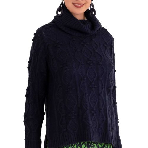 Knot Enough Sweater Navy