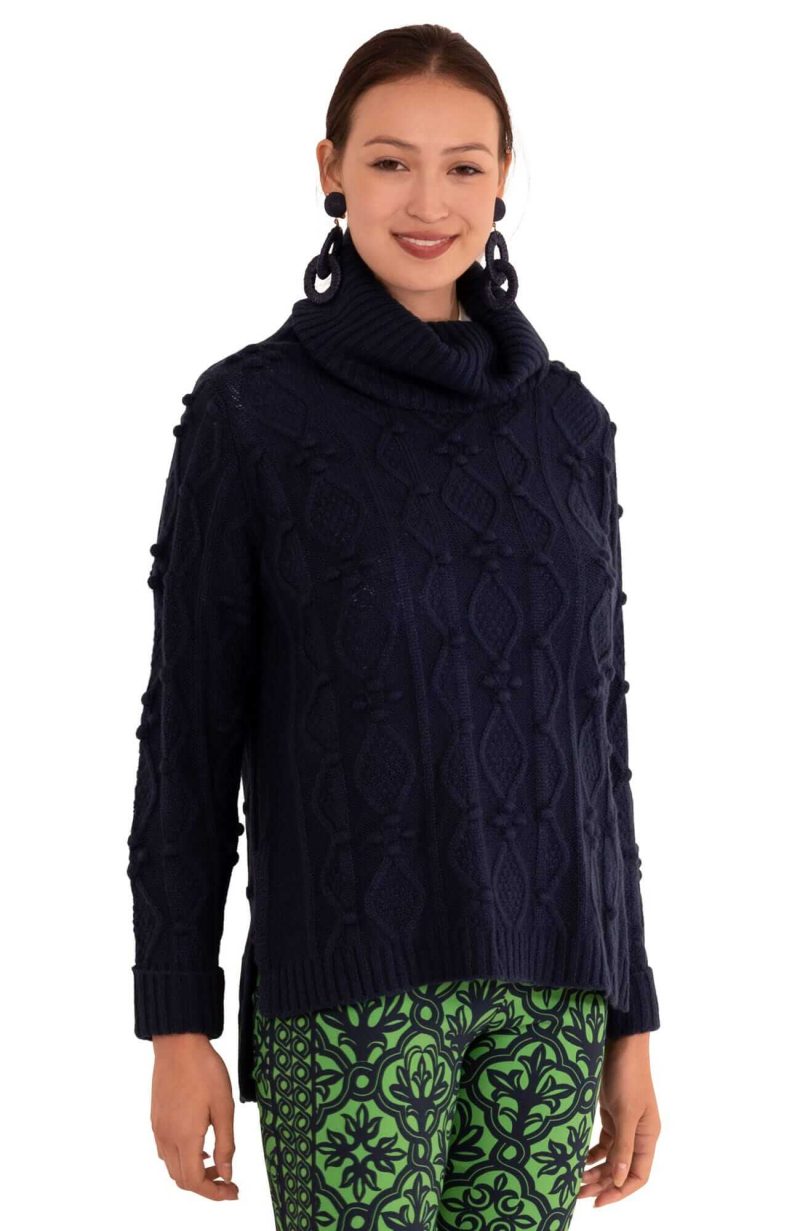 Knot Enough Sweater Navy