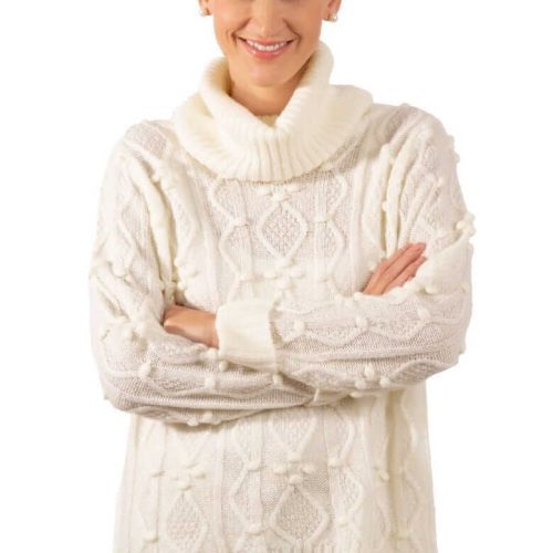 Knot Enough Sweater Winter White