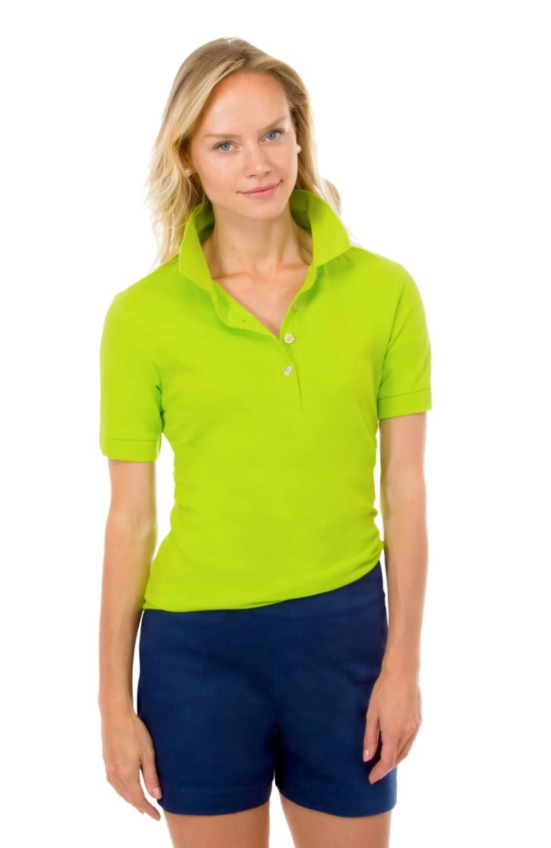 GripeLess - Cotton Piqué Polo Shirt Lime