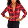 Tuck It Up Top - Middleton Plaid Red